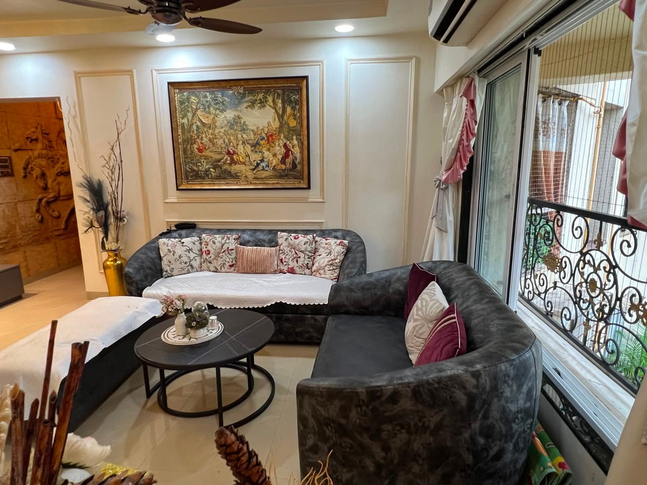 2.5 BHK Fully Furnished Flat for Rent in Frangipani CHS, Nahar Amrit